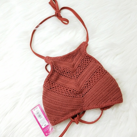 Xhilaration Other - 10/$30 Xhilaration Mauve Boho Crochet Bikini Top